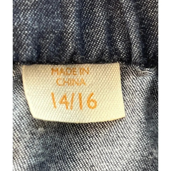 Avenue Jeans Womens 14/16 Blue Jean Elastic Waist HOBO/Cottage core Skirt - Picture 8 of 10